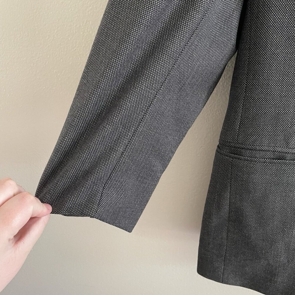 Brooks Brothers Men SZ 42S Black/Gray Wool Blend 2-Btn Sport Coat Blazer Jacket - Picture 4 of 13